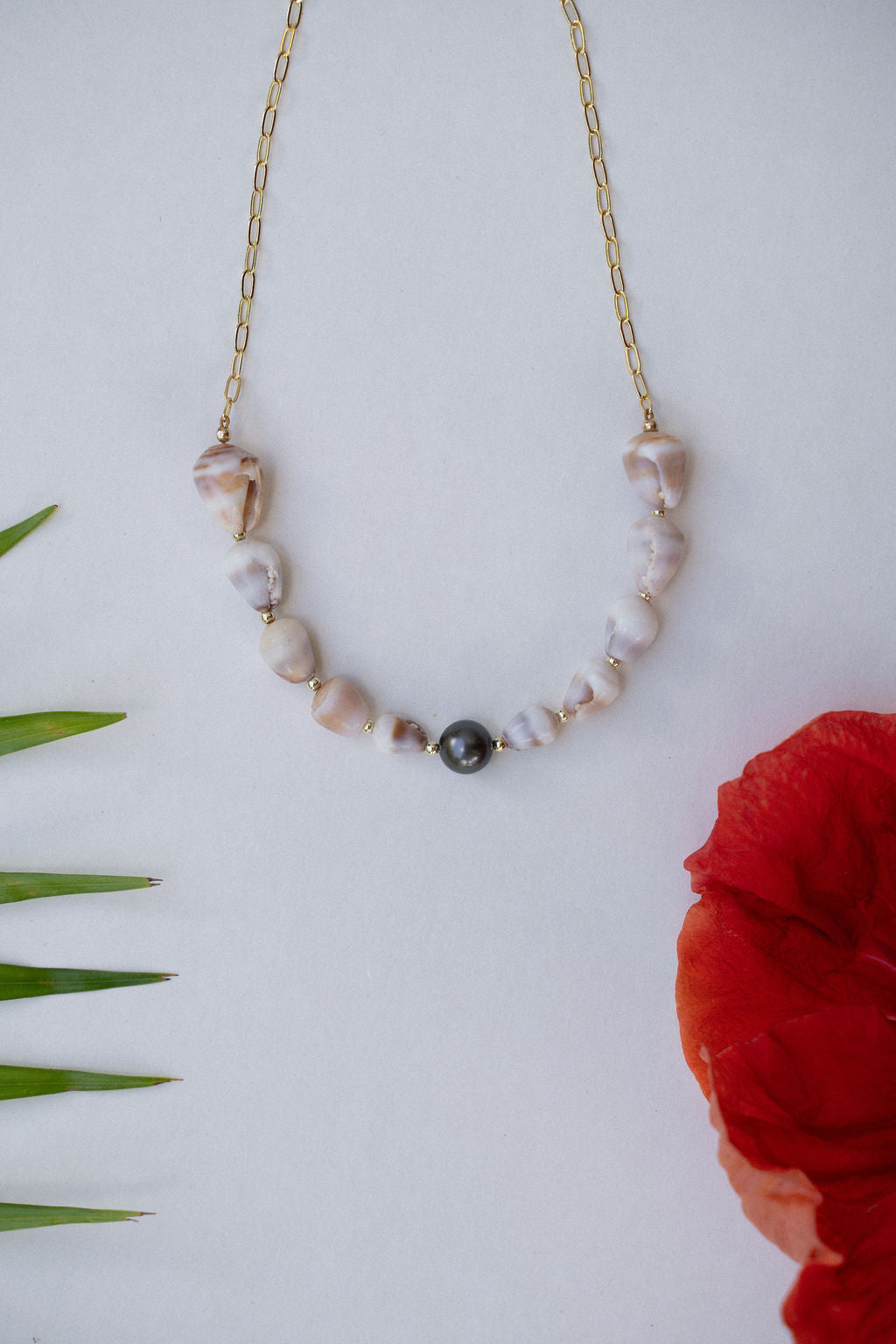 Large Cone Shell Paperclip Chain
