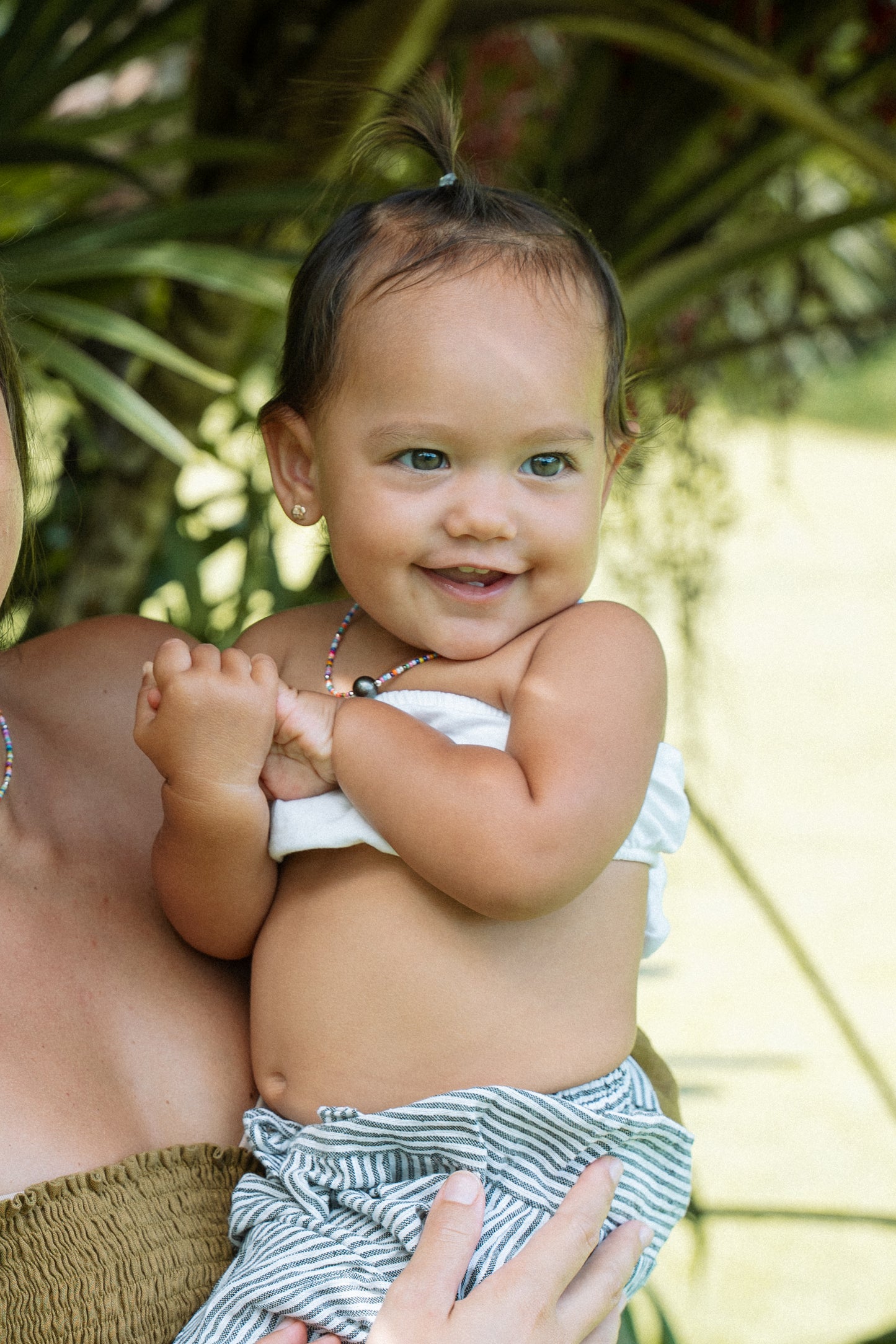 The Mini Beaded Necklace in Kaleido