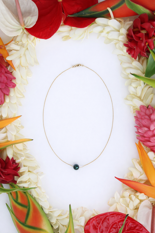 The Floating Pearl Snake Chain