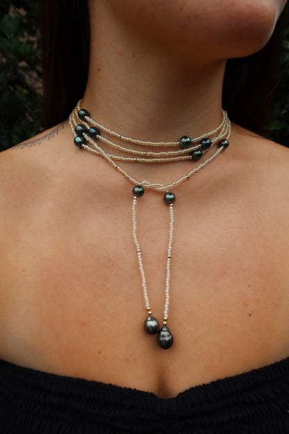 The Mini Beaded Endless Necklace