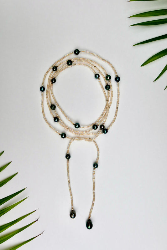 The Mini Beaded Endless Necklace