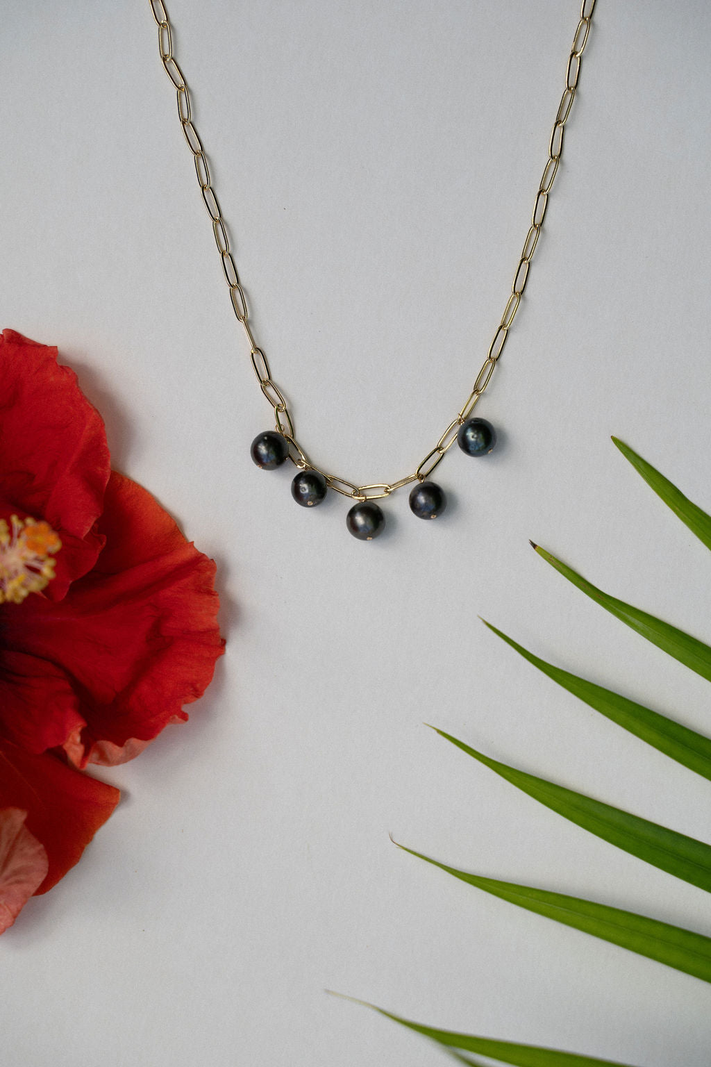 Pearl Charm Paperclip Chain (RTS)