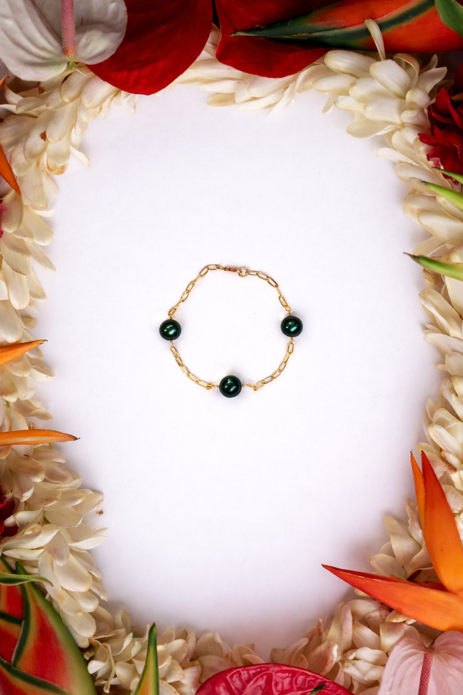 The Scatter Pearl Paperclip Bracelet